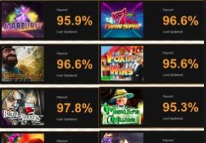 Always look for the highest payout when picking online casino